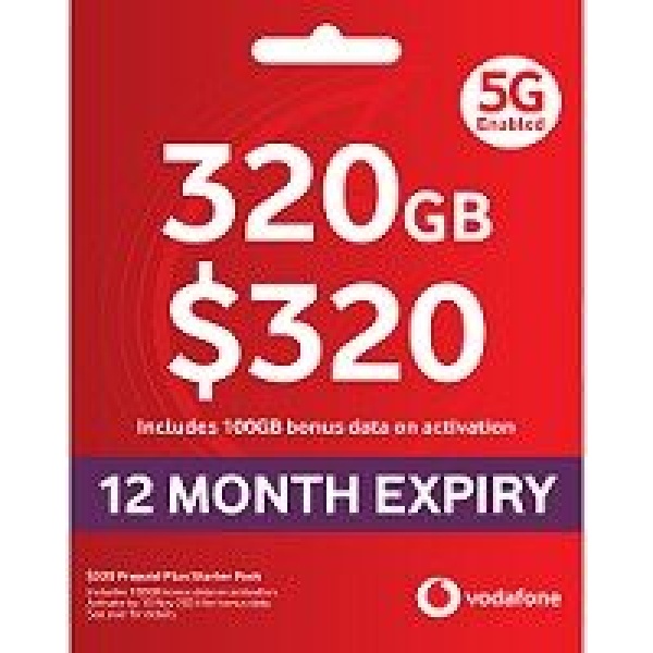 Vodafone $320 365 Days - $219
