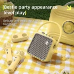 Divoom SongBird-HQ-SE Portable Bluetooth Speaker Yellow - Image 6