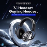 Transformers TF-G03 Wireless Bluetooth Headset - Grey - Image 2