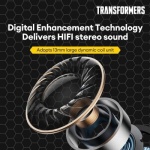 Transformers TF-T06 Bluetooth Earphones - Silver - Image 7