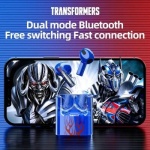 Transformers TF-T08 Bluetooth Headphones - White - Image 2