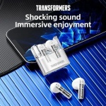 Transformers TF-T08 Bluetooth Headphones - White - Image 3