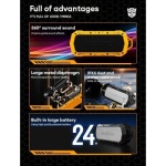 Transformers TF-Y10 Wireless Speaker - Black - Image 11
